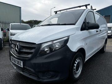 2018 68 MERCEDES-BENZ VITO 111 1.6 CDI L2 LWB *RHINO ROOF RACK - NEW PLY*