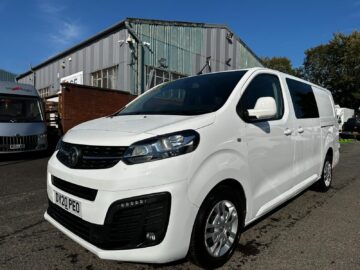 2020 VAUXHALL VIVARO 3100 2.0d 120PS Sportive LWB L2 H1 D/Cab FACTORY CREW CAB