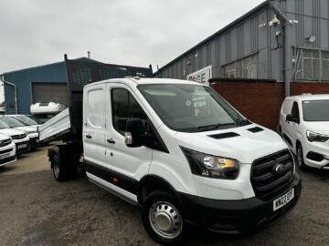 2022 FORD TRANSIT 2.0 EcoBlue 130ps Double Cab Tipper L3 LWB ALLOY BODY/AIR CON*