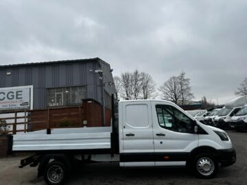 2022 FORD TRANSIT 2.0 EcoBlue 130ps Double Cab Tipper L3 LWB ALLOY BODY/AIR CON*