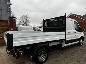 2022 FORD TRANSIT 2.0 EcoBlue 130ps Double Cab Tipper L3 LWB ALLOY BODY/AIR CON*