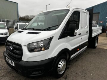 2022 FORD TRANSIT 2.0 EcoBlue 130ps Double Cab Tipper L3 LWB ALLOY BODY/AIR CON*