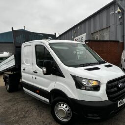 2022 FORD TRANSIT 2.0 EcoBlue 130ps Double Cab Tipper L3 LWB ALLOY BODY/AIR CON*