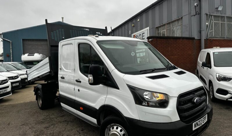 2022 FORD TRANSIT 2.0 EcoBlue 130ps Double Cab Tipper L3 LWB ALLOY BODY/AIR CON*