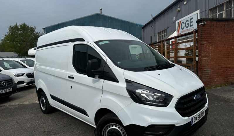 2021 FORD TRANSIT CUSTOM 2.0 300 EcoBlue 130ps L1 H2 High Roof Leader Van