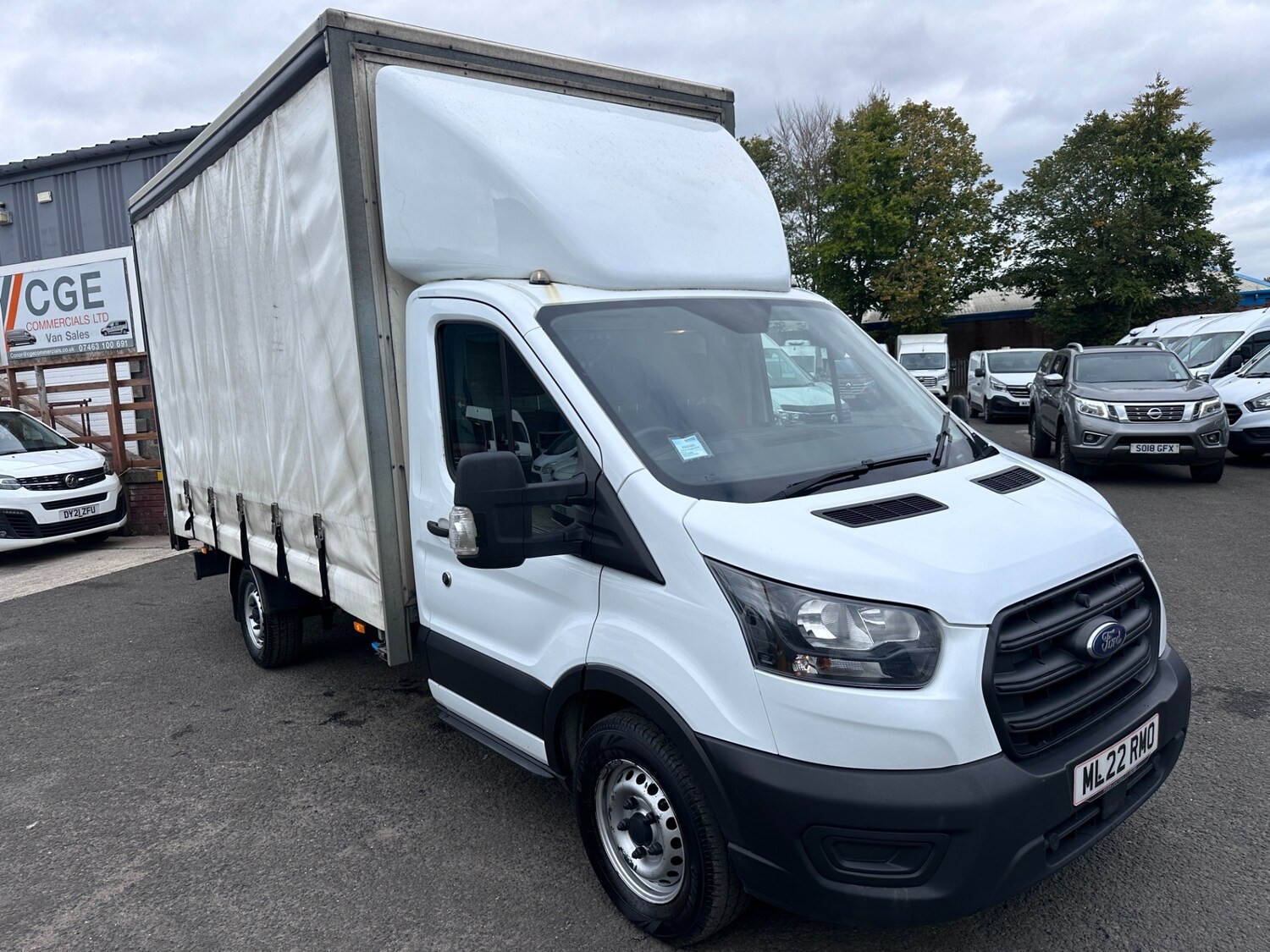 2022 FORD TRANSIT 350 2.0 EcoBlue 130ps FWD Luton Curtain Sider Tail Lift