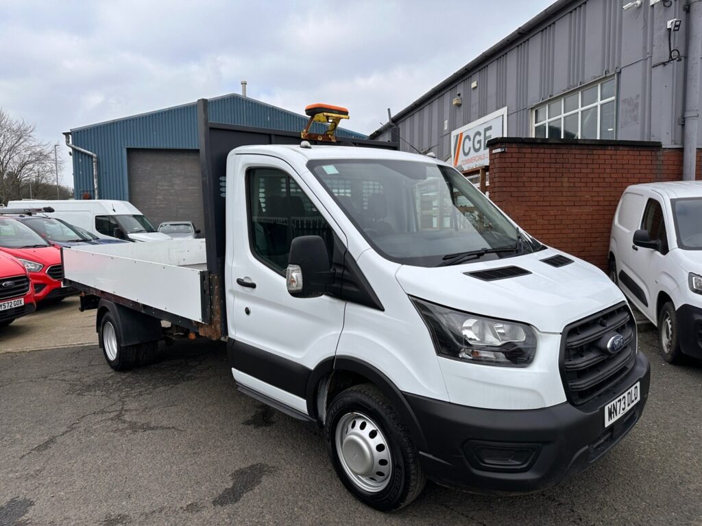 2023 73 Ford Transit 2.0 350 EcoBlue Leader RWD Dropside L3 TWIN WHEEL +VAT