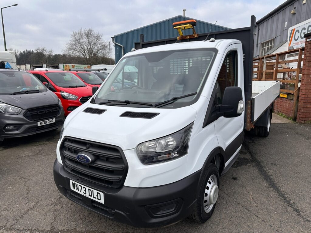 2023 73 Ford Transit 2.0 350 EcoBlue Leader RWD Dropside L3 TWIN WHEEL +VAT