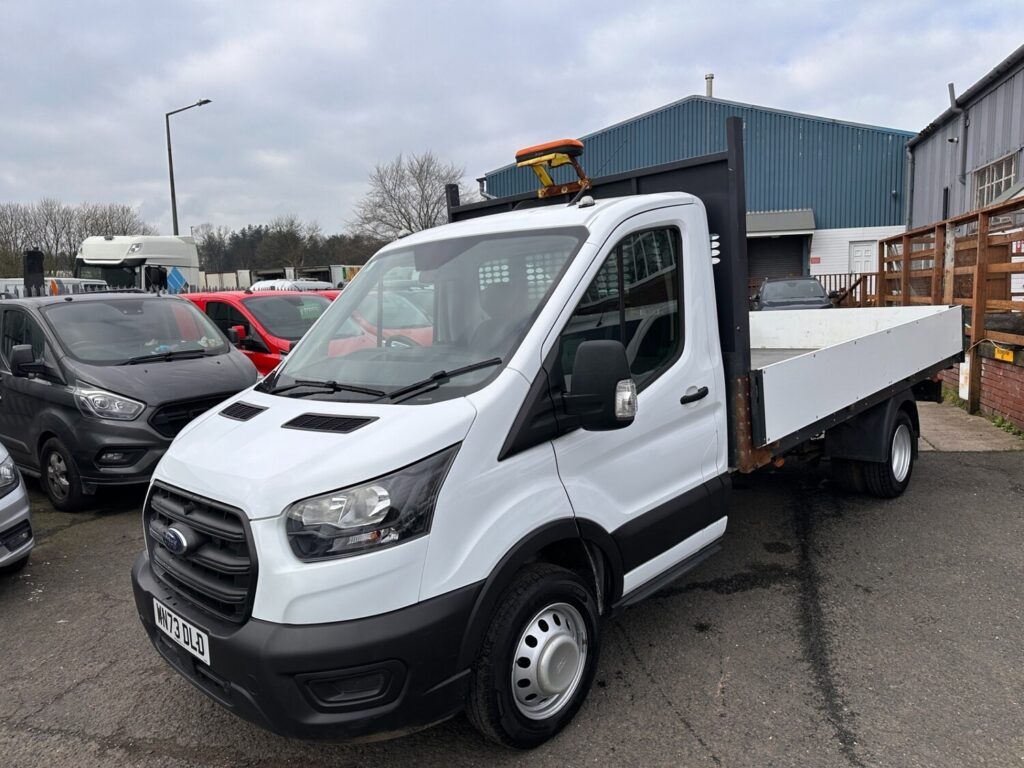 2023 73 Ford Transit 2.0 350 EcoBlue Leader RWD Dropside L3 TWIN WHEEL +VAT