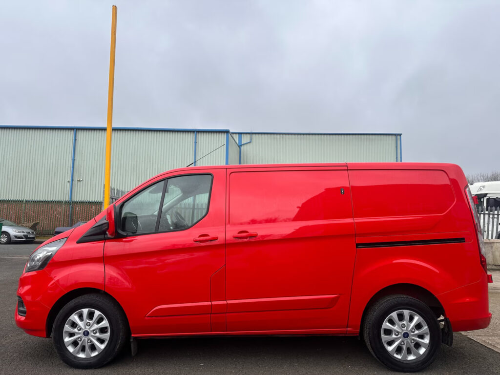 2022 72 Ford Transit Custom 2.0 280 EcoBlue Limited Auto L1 H1 *RACE RED* NO VAT