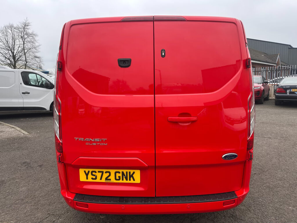 2022 72 Ford Transit Custom 2.0 280 EcoBlue Limited Auto L1 H1 *RACE RED* NO VAT